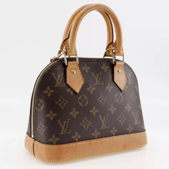 LOUIS VUITTON Alma BB Handbag 2WAYShoulder Brown Monogram canvas Women - Picture 3 of 12